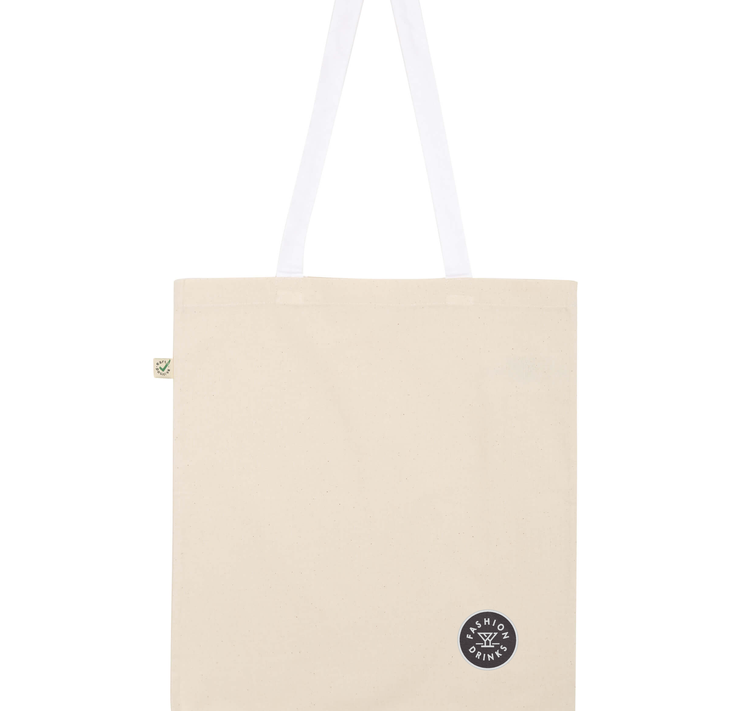 Moda bevande | Borsa in cotone biologico ricamata