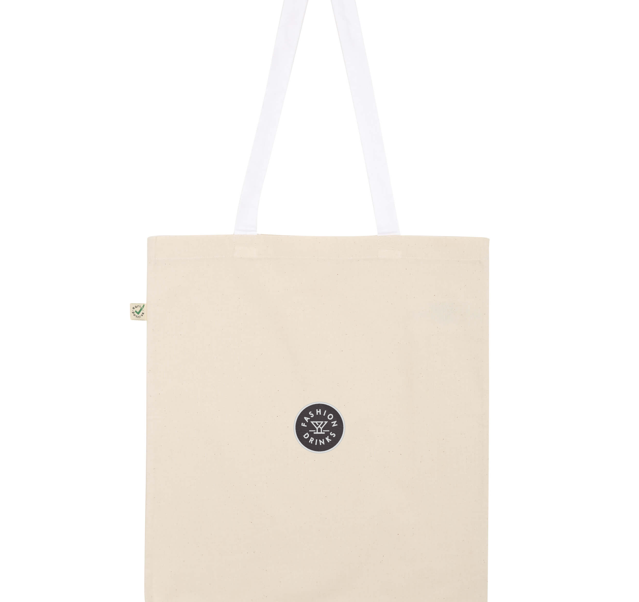 Moda bevande | Borsa in cotone biologico ricamata