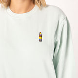 Maglione da donna in cotone biologico ricamato Cola Mix |