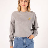 Mate | Maglione da donna in cotone biologico ricamato
