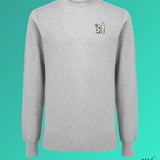 Maglione da donna in cotone organico ricamato Gin Tonic |