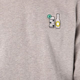 Maglione da donna in cotone organico ricamato Gin Tonic |