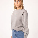 Maglione da donna in cotone organico ricamato Cheers Collection