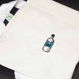 Borsa in cotone biologico ricamata Air |