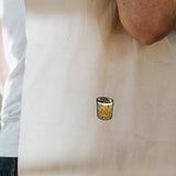 Whisky Sour | Borsa in cotone organico ricamata
