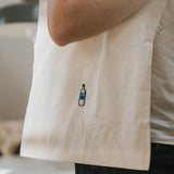 Borsa in cotone biologico ricamata Air |