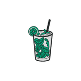 Felpa con cappuccio da uomo in cotone biologico ricamata Mojito |